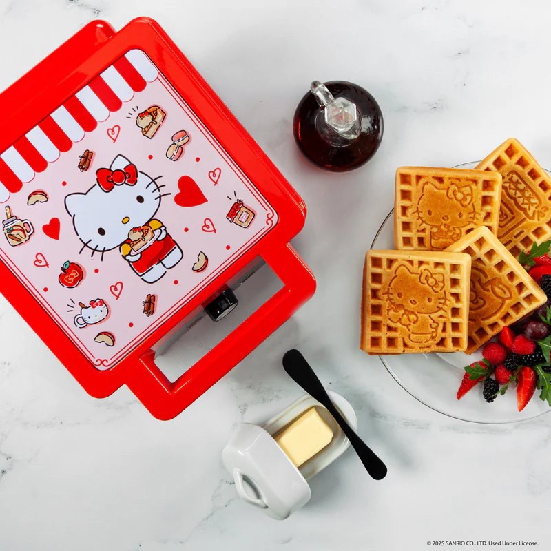 Máquina para hacer gofres de Hello Kitty