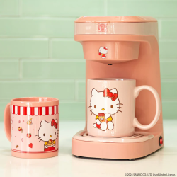 Set de 3 piezas de cafetera individual Hello Kitty