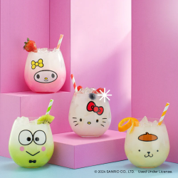 Set de 5 Vasos Hello Kitty y sus amigos