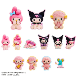 Pack 26 pegatinas My Melody y Kuromi (My Melody y Kuromi Netflix Series)