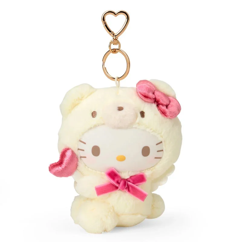 Llavero de peluche de Hello Kitty (Angel Teddy Bear Series)
