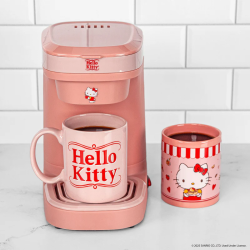 Set de 3 piezas de cafetera individual Hello Kitty