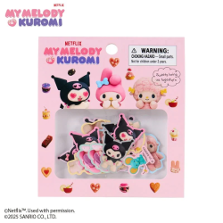 Pack 26 pegatinas My Melody y Kuromi (My Melody y Kuromi Netflix Series)